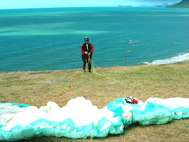 And now a grizzled parasailer