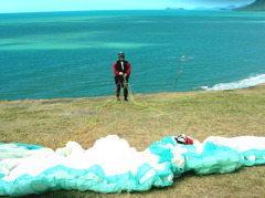 And now a grizzled parasailer