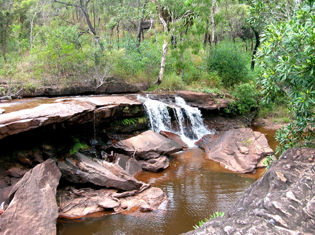 Pause to enjoy the falls