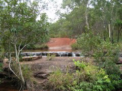 Ford at Isabella Falls, Battle Camp Road