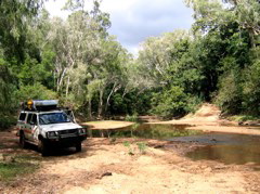 The Normanby River ford