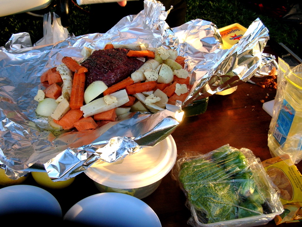 The Sunday roast assembled
