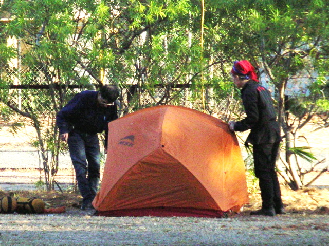 Peter and Patsy making do