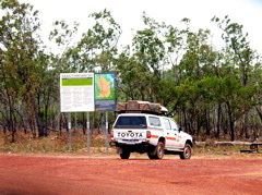 Our turnoff onto sometimes hazardous Lockhart Road