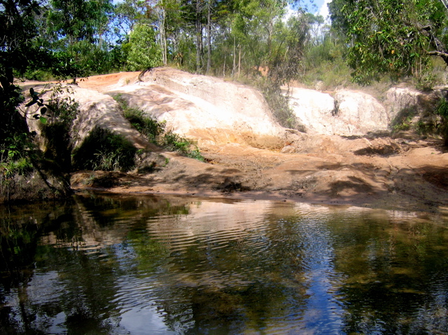 Notorious Gunshot Creek looking south