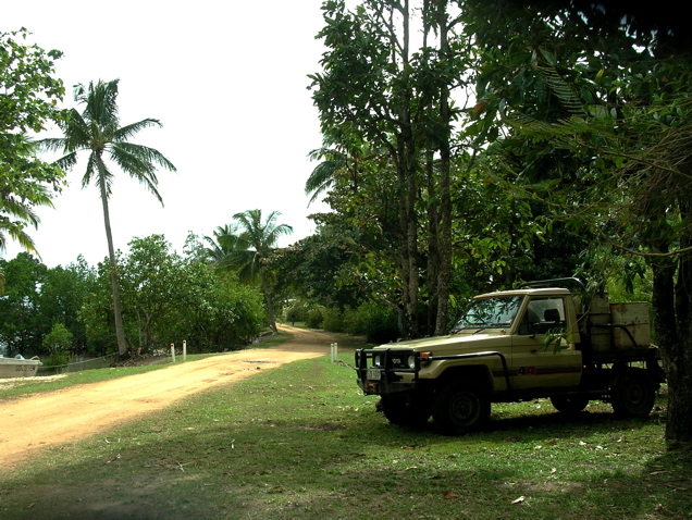 Continuing toward the point