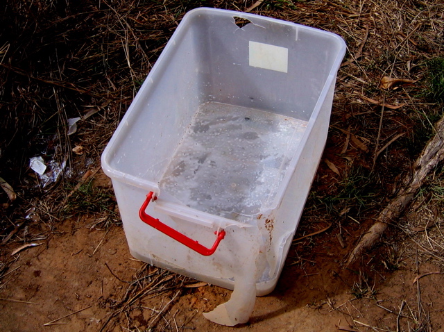 Here we discovered a small disaster