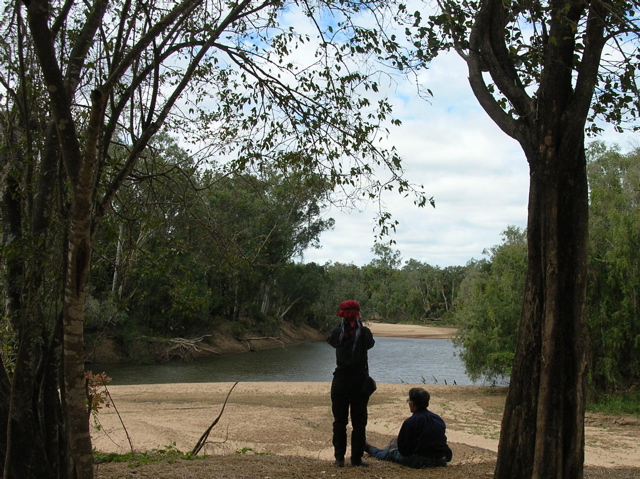 Eight-mile Waterhole lunch stop