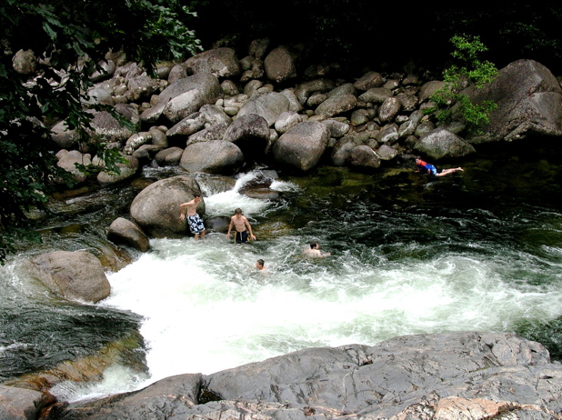 Lower swimming hole