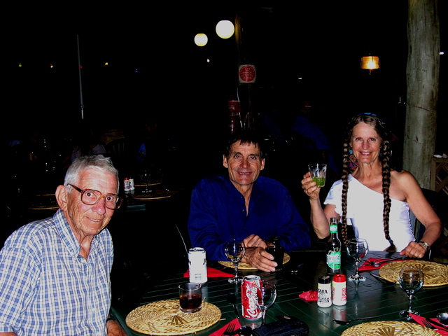 Happy Hour at the Lodge, first night