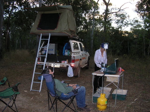 Camp, Wenlock River, Telegraph Road