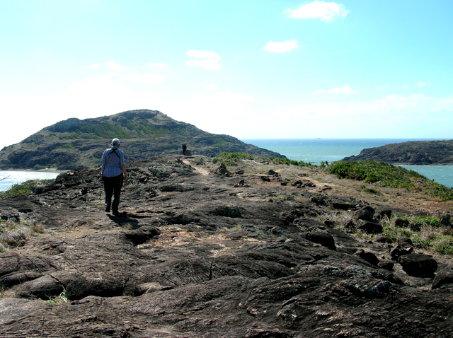 Marker overlooking the Top